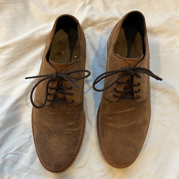 Helm Other - HELM The Evans Sienna Suede Derby Shoes, Men's 10.5 D